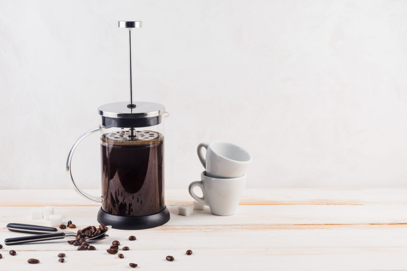 french press příprava