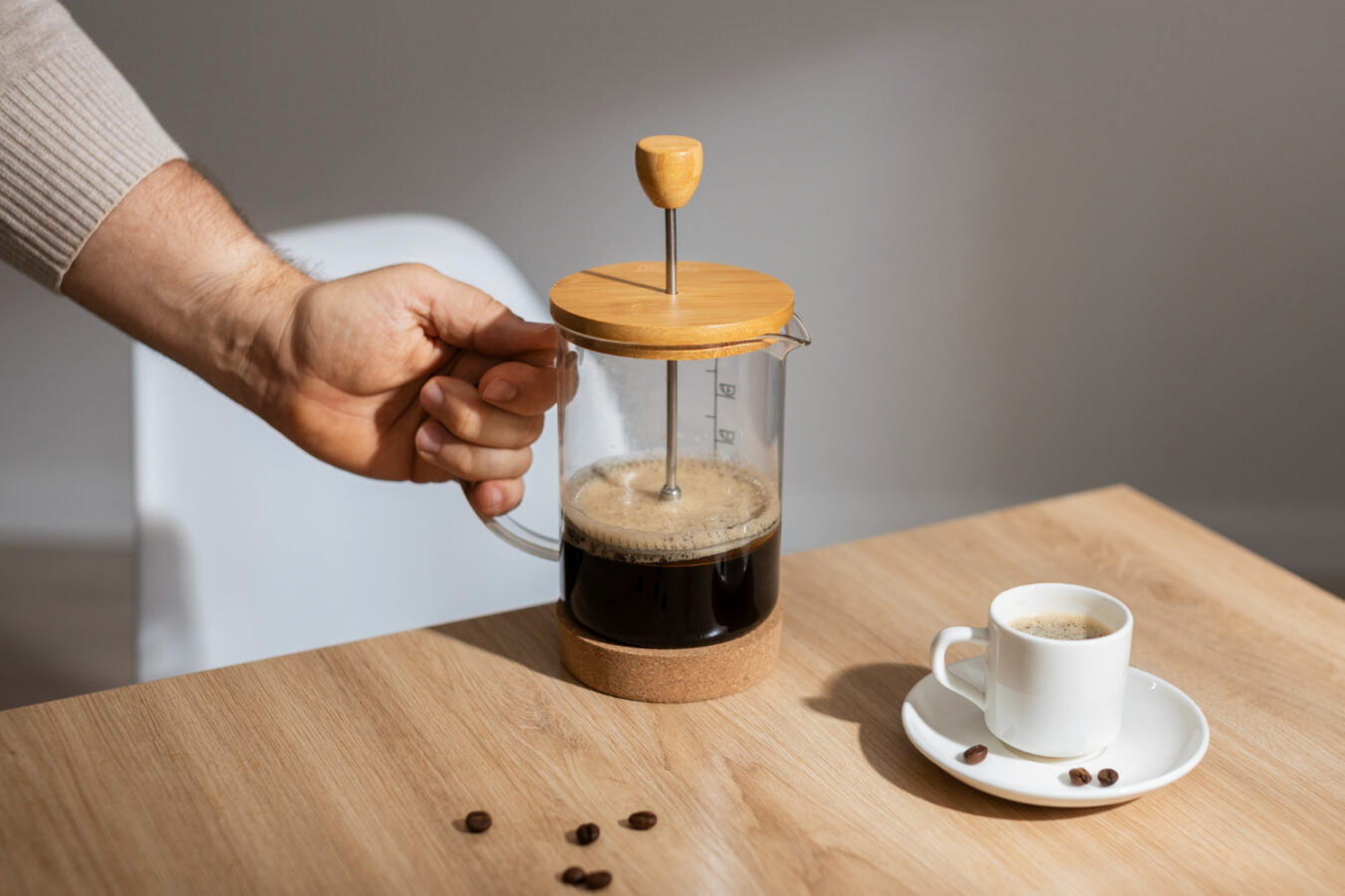 french press